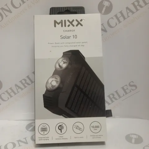 BOXED SEALED MIXX CHARGE SOLAR 10 10000MAH POWERBANK 