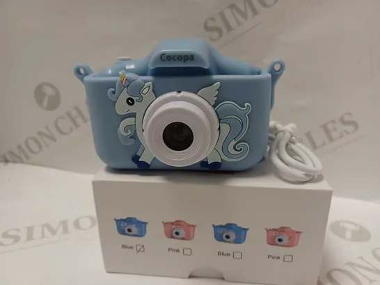 COCOPA CHILDRENS DIGITAL CAMERA C3 - BLUE UNICORN