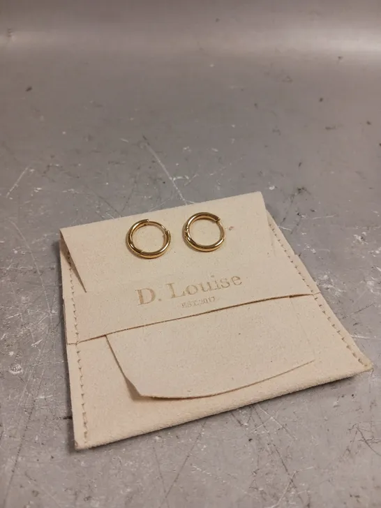 D. LOUISE MINI HOOP EARRINGS 