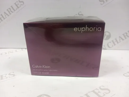 BOXED AND SEALED CALVIN KLEIN EUPHORIA EAU DE PARFUM 50ML