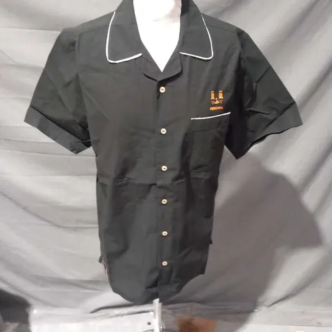 PERVICAL PERCICO BOWLING SHIRT BLACK SIZE M