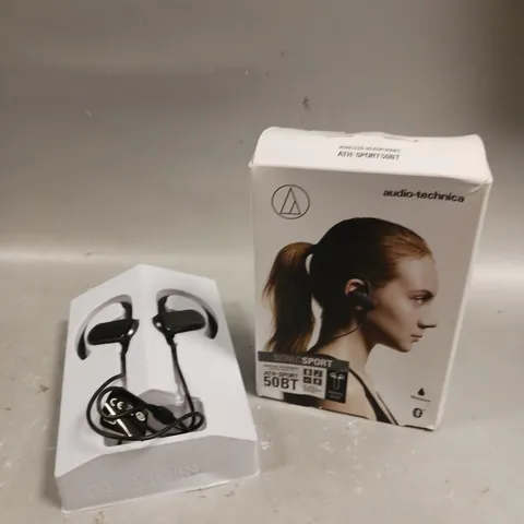 BOXED AUDIO-TECHNICAL ATH-SPORT 50BT WIRELESS EARPHONES 