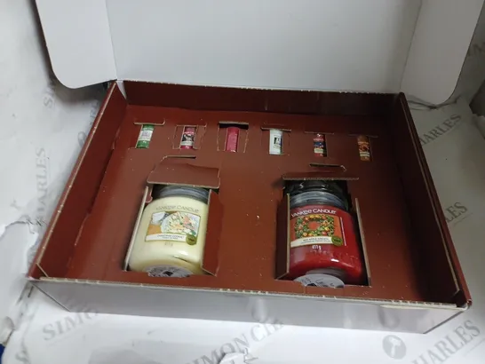 YANKEE CANDLE CHRISTMAS SET 