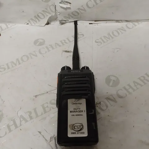 HYTERA DIGITAL MOBILE RADIO (PD405)