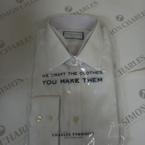 BAGGED CHARLES EXTRA SLIM FIT SHIRT SIZE 16.5/35"