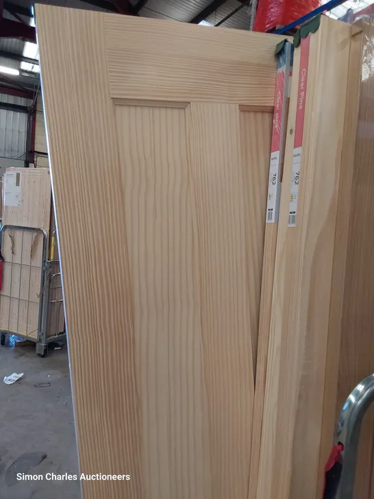 CLEAR PINE TWO VERTICAL PANEL INTERNAL DOOR 1981 × 762mm