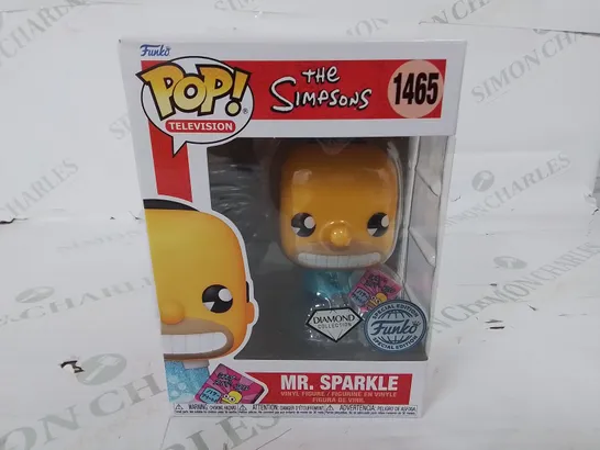 POP TELEVISION THE SIMPSONS SPECIAL EDITION MR SPARKLE VINYL FIGURINE - 1465