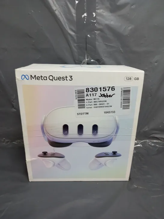 BOXED META QUEST 3 VR HEADSET 