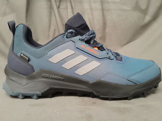 BOXED PAIR OF ADIDAS TERREX AX4 GTX SHOES IN BLUE UK SIZE 11