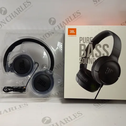 SEALED JBL TUNE 500 WIRED ON-EAR HEADPHONES - BLACK