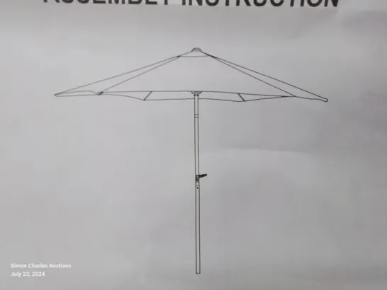 BOXED GREY PARASOL