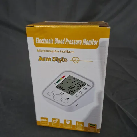 BOXED ELECTRONIC BLOOD PRESSURE MONITOR
