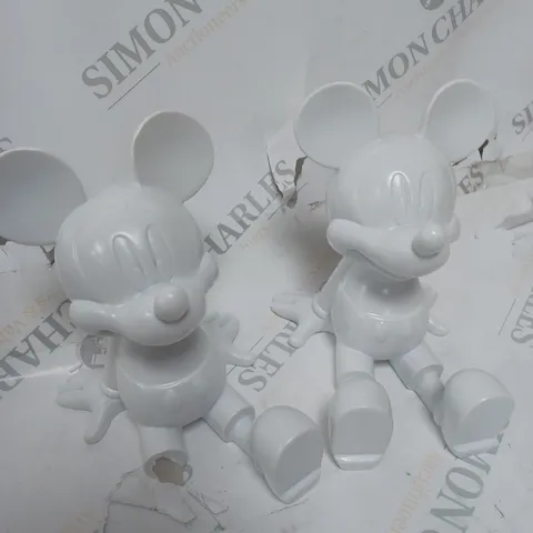 DISNEY MICKEY MOUSE BOOK BLOCKED END IN WHITE
