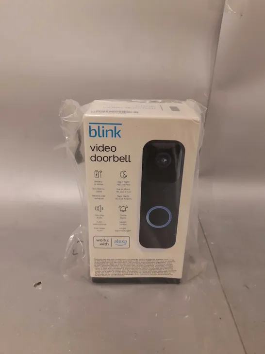 BLINK VIDEO DOORBELL + ECHO POP (BLACK)