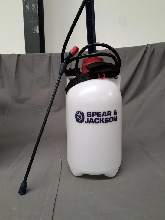 boxed spear and Jackson 5l garden pressure sprayer