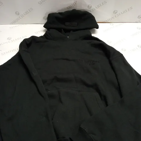 ESSENTIALS FEAR OF GOD BLACK HOODIE - S