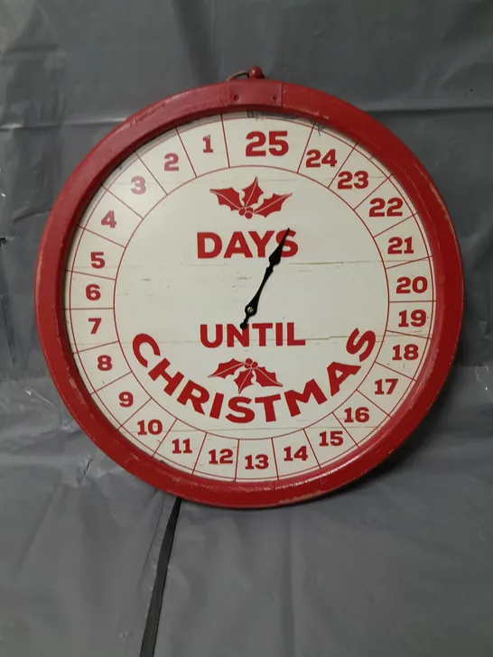 FESTIVE CHRISTMAS COUNTDOWN CLOCK RRP £22.99