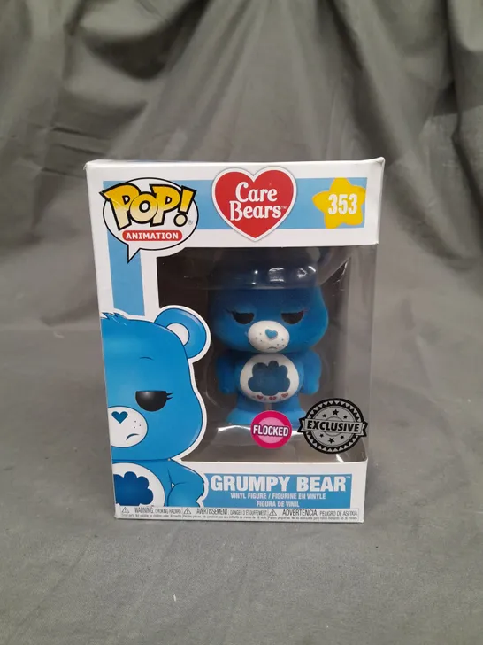 POP! ANIMATION - CARE BEARS - GRUMPY BEAR VINYL FIGURE - 353 - EXCLUSIVE