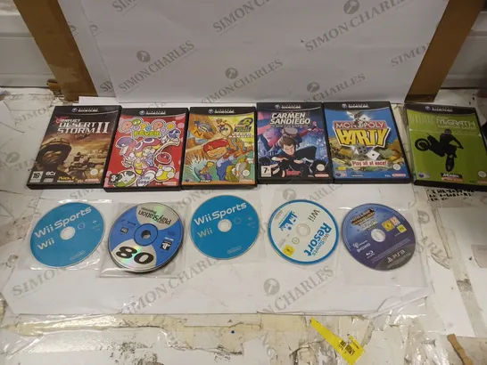 LOT OF APPROXIMATELY 25 OLD CONSOLE GAMES TO INCLUDE PS2 FINAL FANTASY X, GAMECUBE RED FACTION 2, AND SEGA GENESIS STREETS OF RAGE ETC.