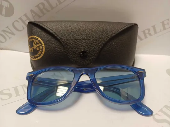 RAY-BAN 2140 WAYFARER BLUE TRANSPARENT SUNGLASSES 