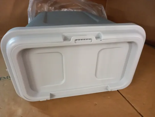 GREY PLASTIC BIN