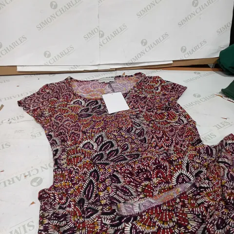 RONNI NICOLE PATTERNED DRESS SIZE M