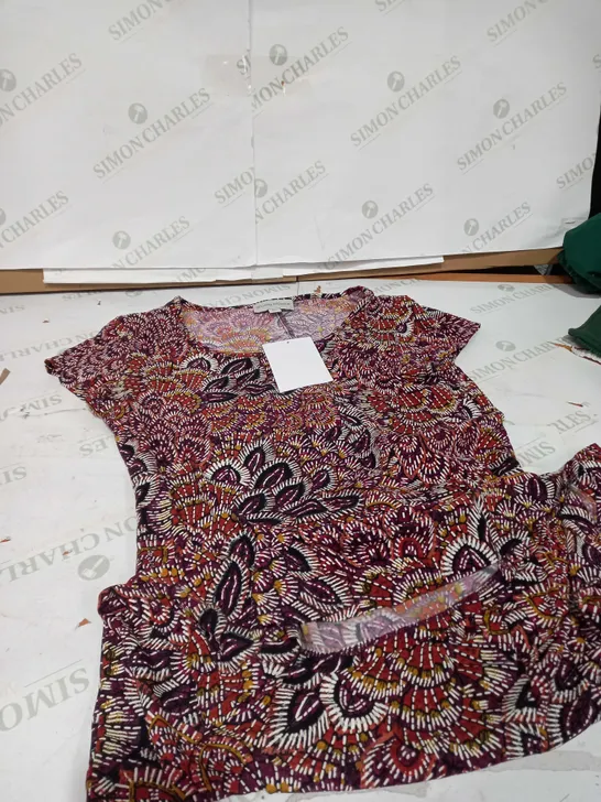 RONNI NICOLE PATTERNED DRESS SIZE M