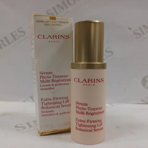 CLARINS EXTRA FIRMING TIGHTENING LIFT BOTANICAL FACE SERUM 30ML 