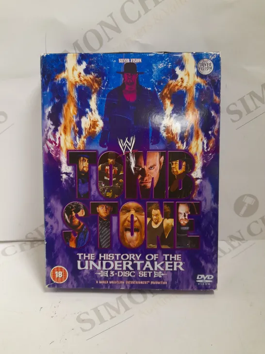 WWE TOMB STONE `THE HISTORY OF THE UNDERTAKER` 3 DISC BOX SET