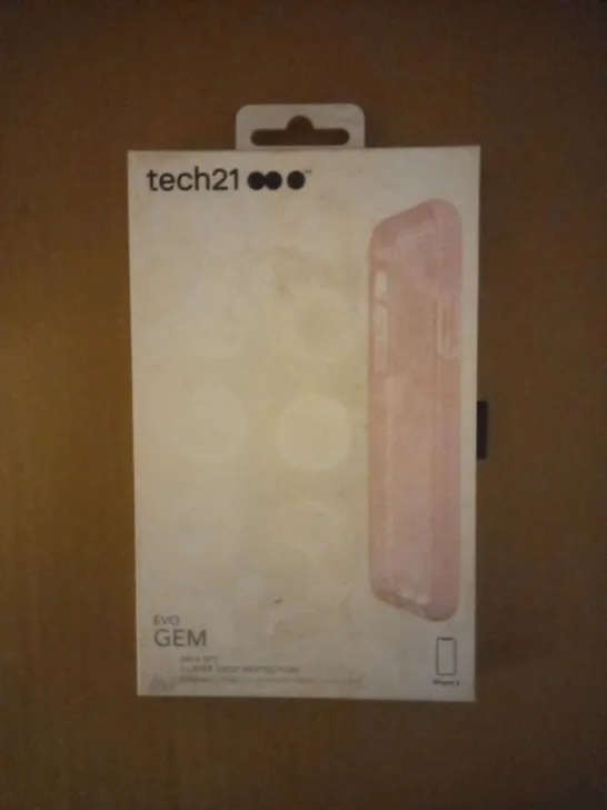 LOT OF APPROXIMATELY 79 BRAND NEW BOXED TECH 21 EVO GEM CASE WITH 9.9FT 3-LAYER DROP PROTECTION FOR IPHONE X T21-5902 ROSE