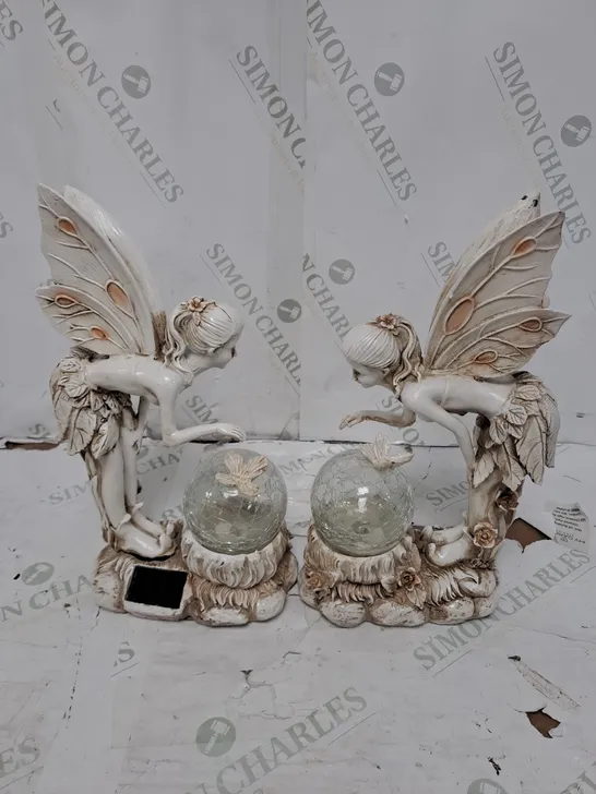 GARDEN REFLECTIONS SET OF 2 SOLAR FAIRIES