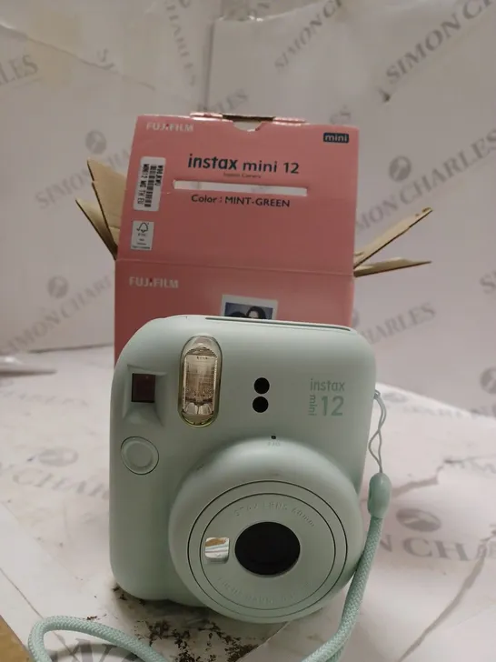 FUJIFILM INSTAX MINI 12 INSTANT CAMERA MINT GREEN RRP £79.99