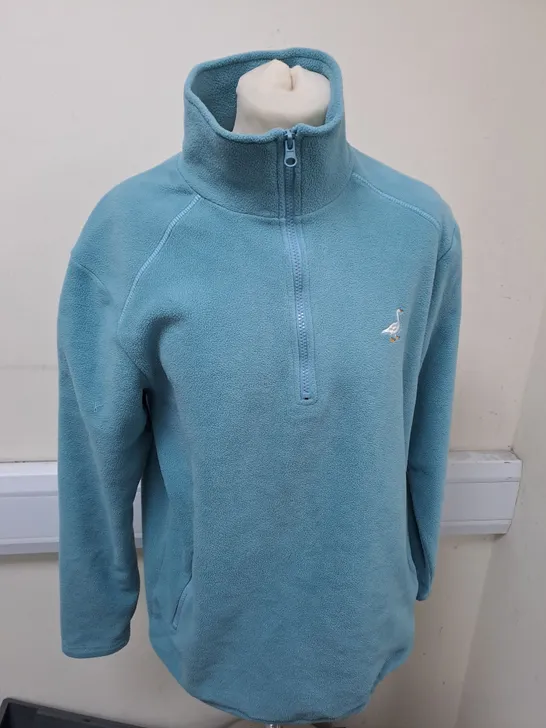 G&G LIGHT BLUE FLEECE JACKET SIZE S 