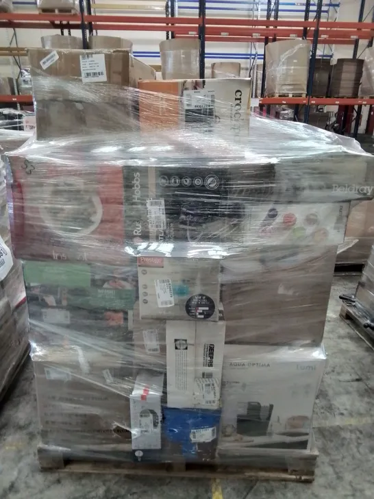 PALLET OF APPROXIMATELY 32 UNPROCESSED RAW RETURN HOUSEHOLD AND ELECTRICAL GOODS TO INCLUDE;