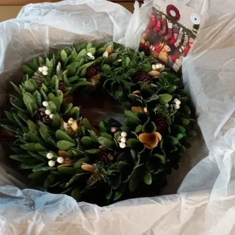 BOXED DIBOR CHRISTMAS WREATH