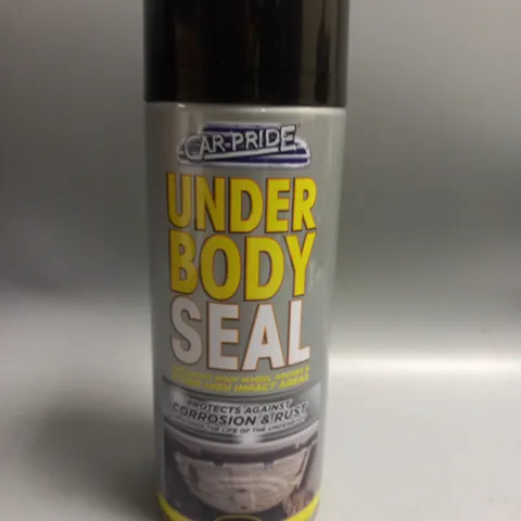 BOXED LOT OF 12 CAR PRIDE UNDER BODY SEAL SPRAY BLACK 400ML