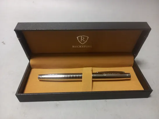 RUCKSTUHL STAINLESS STEEL LUXURY PEN IN GIFT BOX 