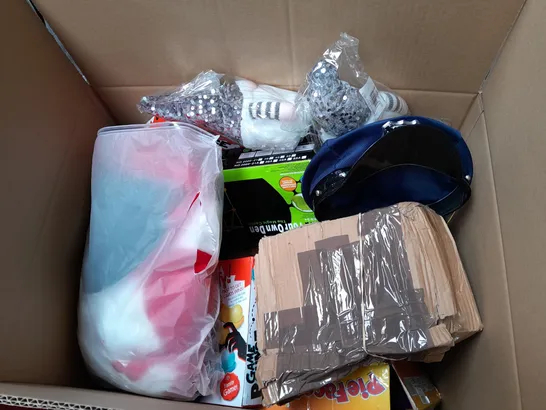 LARGE BOX OF ASSORTED TOYS AND GAMES TO INCLUDE GAME BOUNCE, SHOOTING ELITE AND SHOOTER GAME