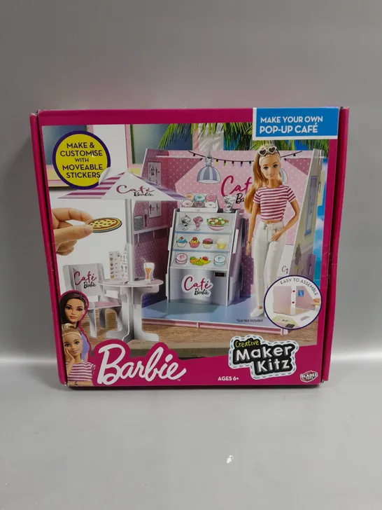 BOXED BARBIE CREATIVE MAKER KITZ POP UP CAFÉ  RRP £16.99