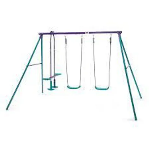 BOXED PLUM JUPITER DOUBLE SWING AND GLIDER - COLLECTION ONLY 