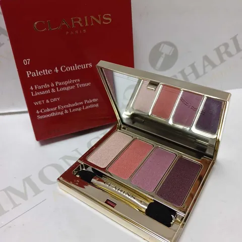 CLARINS 4 COLOUR EYESHADOW PALETTE - #07 LOVELY ROSE