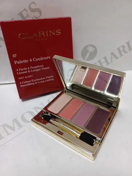 CLARINS 4 COLOUR EYESHADOW PALETTE - #07 LOVELY ROSE