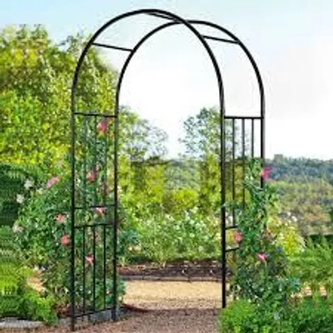 BOXED COSTWAY 7.2 FEET GARDEN DECORATION CLIMBING PLANTS ARCH