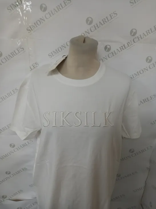 SIKSILK MUSCLE FIT T-SHIRT SIZE L