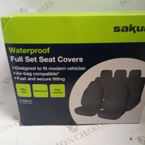 SAKURA FULL SET OF WATERPROOF CAR SEAT COVERS