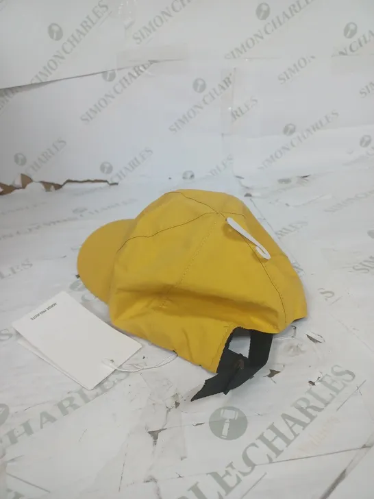 NORSE PROJECTS TECHNICAL SPORTS CAP IN CHROME YELLOW