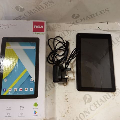 TWO RCA AURA 7, 7" TABLETS FOR ANDROID