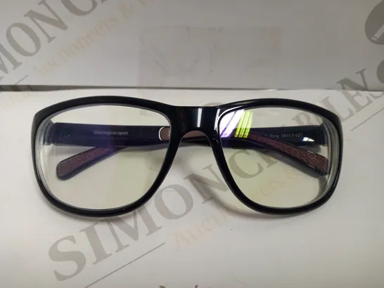 HARRINGTON SPORT SHINY BLACK BURG PRESCRIPTION GLASSES