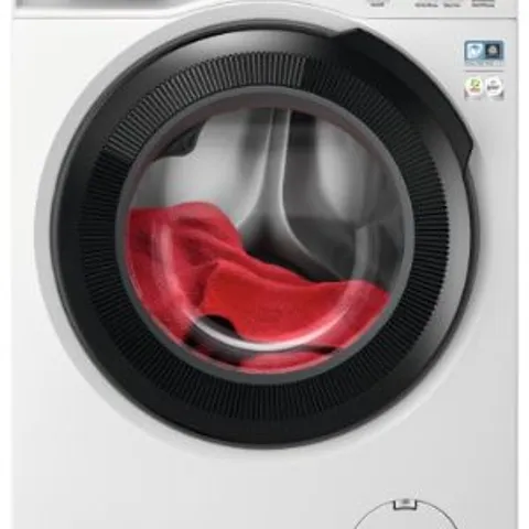 AEG PROSENSE TECHNOLOGY 8KG WASHING MACHINE WITH 1400 RPM - WHITE - A RATED Model LFR61844B