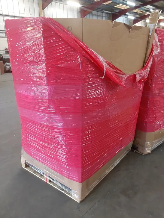 PALLET OF ASSORTED ITEMS INCLUDING 3 TIER CLOTHES AIRER & DRYER, TOILET SEAT, SHOWER PANEL, FITNESS BAR, AUTOMATIC SPOT WELDER